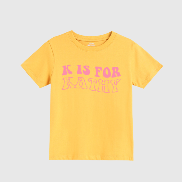 Personalized Kids N is for Name Retro T-Shirt| Cloth168