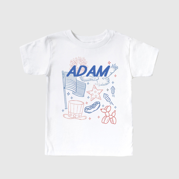 Personalized Kid 4th Of July Independence T-Shirt| Cloth1458