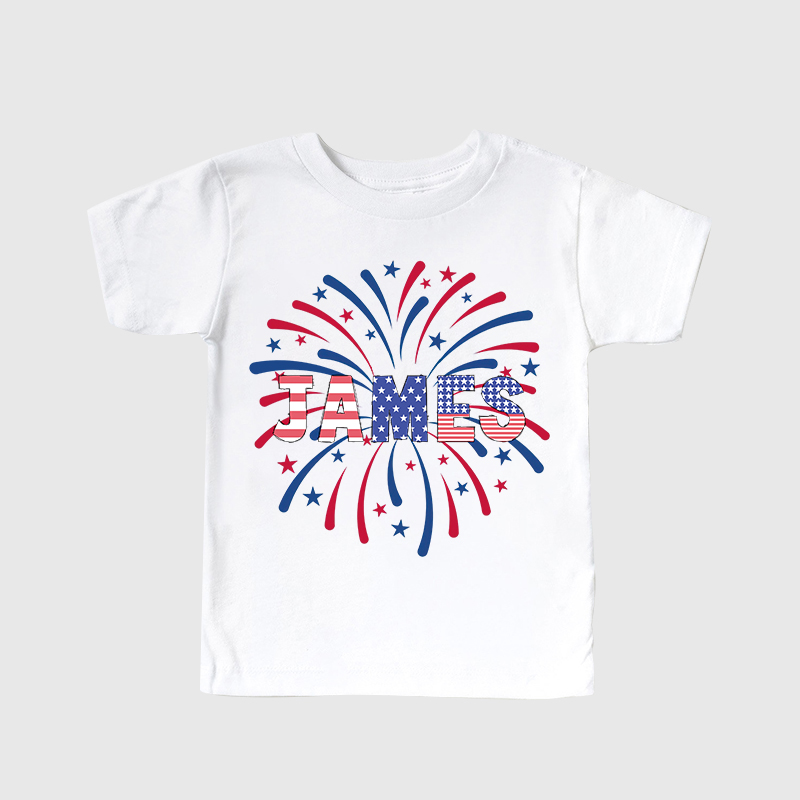 Personalized Kid 4th Of July Independence T-Shirt| Cloth1460
