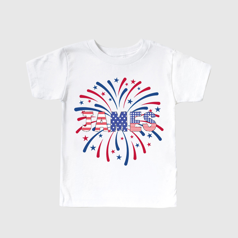 Personalized Kid 4th Of July Independence T-Shirt| Cloth1460