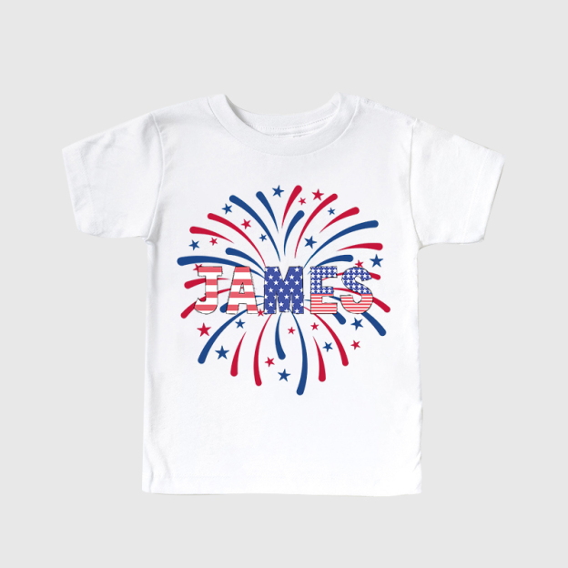 Personalized Kid 4th Of July Independence T-Shirt| Cloth1460