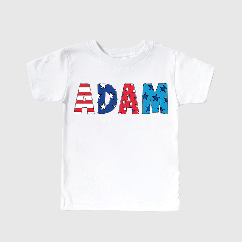 Personalized Kid 4th Of July Independence T-Shirt| Cloth1462