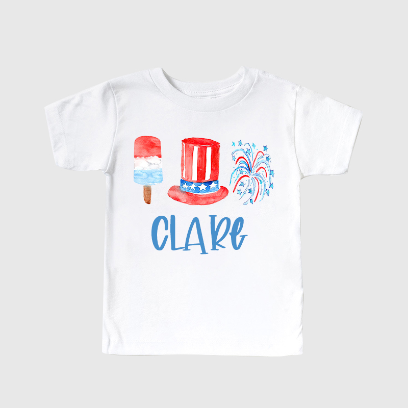 Personalized Kid 4th Of July Independence T-Shirt| Cloth1464