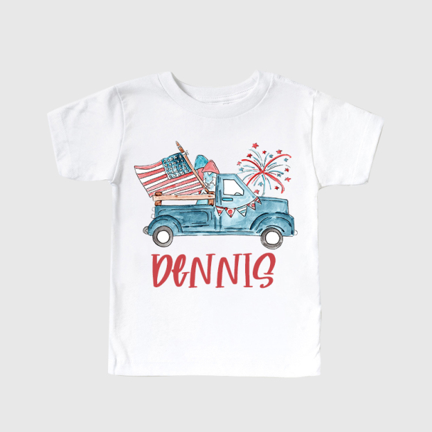 Personalized Kid 4th Of July Independence T-Shirt| Cloth1465