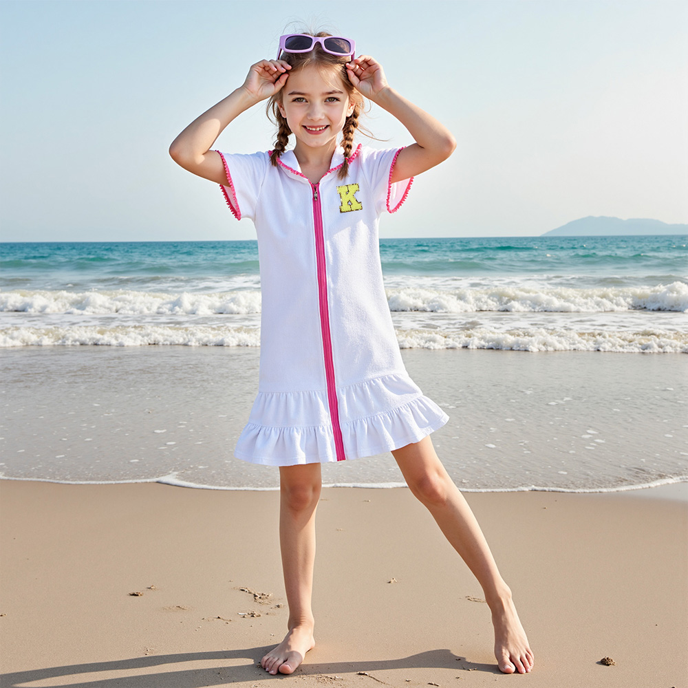 Personalized Girl Beach Coverup| Swimsuit03