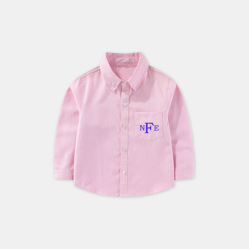 Personalized Kid Monogrammed Button Up Shirt| Cloth223