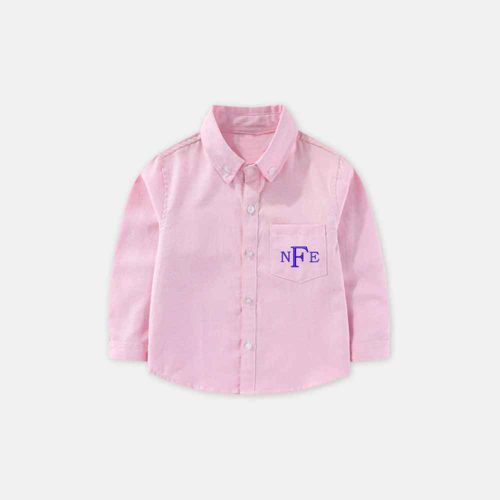 Personalized Kid Monogrammed Button Up Shirt| Cloth223