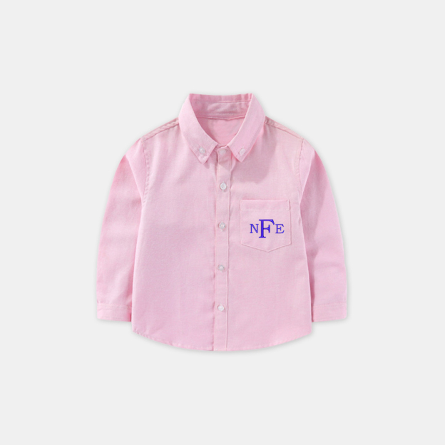 Personalized Kid Monogrammed Button Up Shirt| Cloth223
