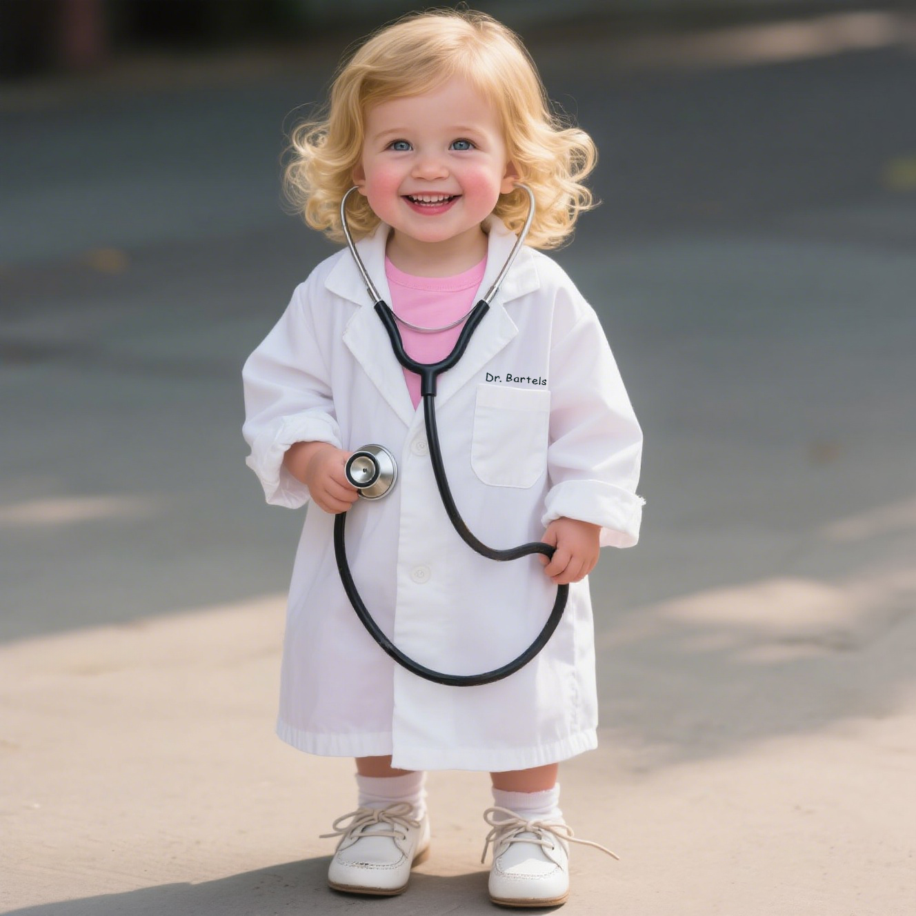 Personalized Kids Embroidery Costume Doctor Coat| YESHalloween03