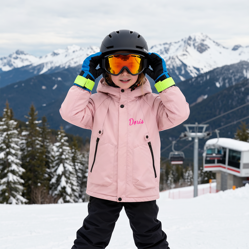 Personalized Kids Winter Warm Windproof Water-Resistant Jacket| Cloth254