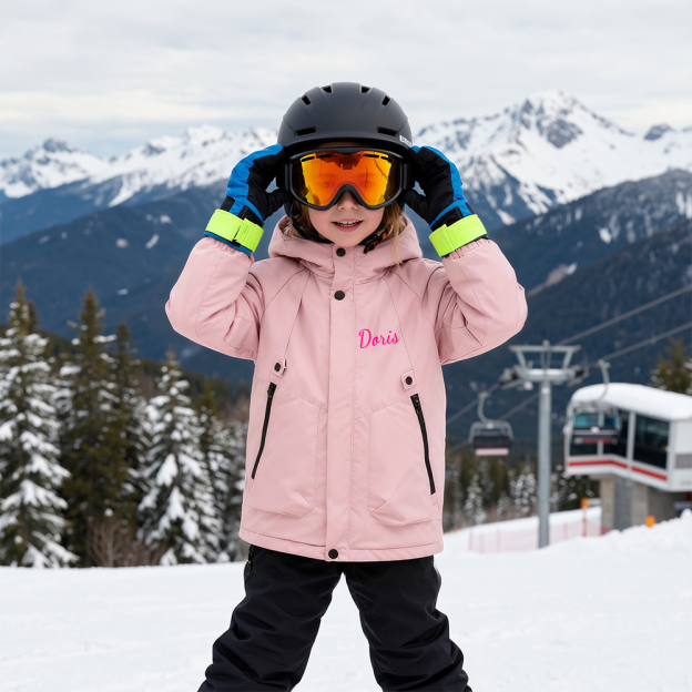 Personalized Kids Winter Warm Windproof Water-Resistant Jacket| Cloth254
