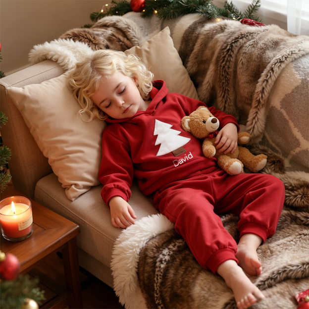 Personalized Kids Christmas Hoodie and Pants | YESMC34