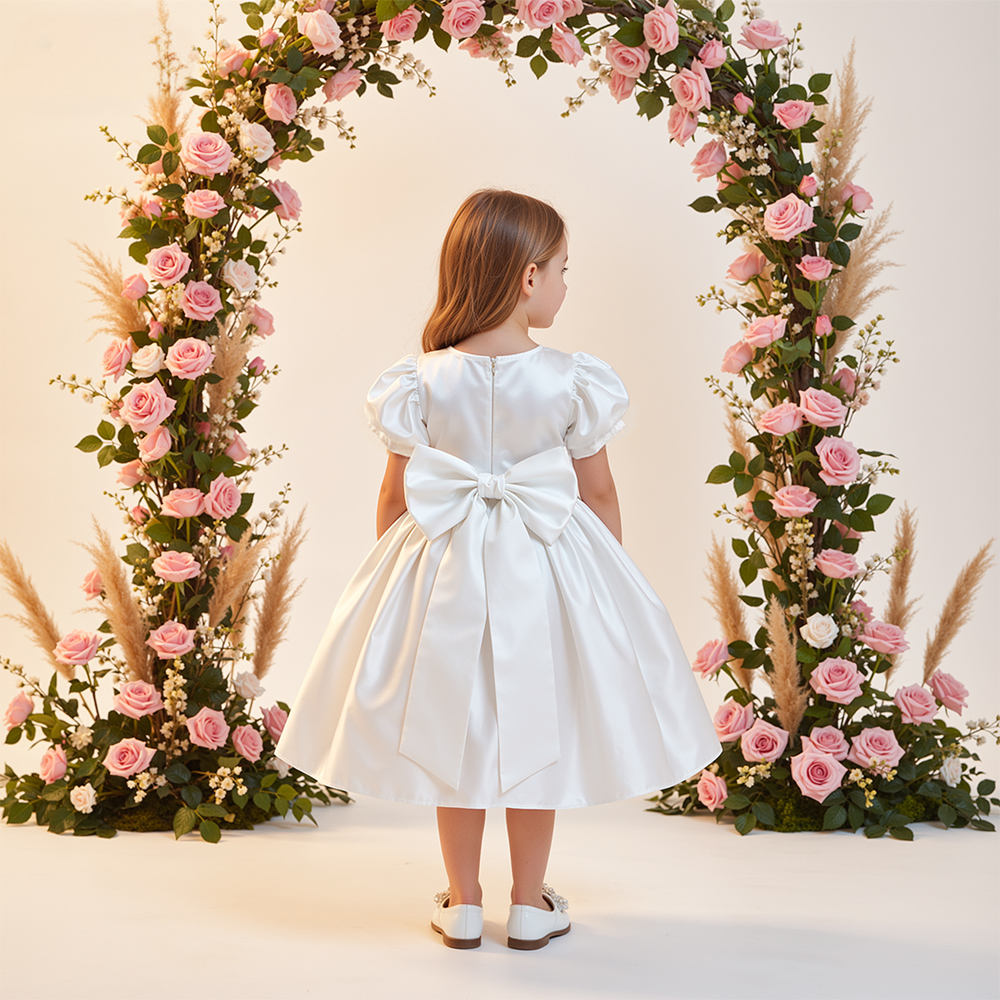 Personalized Girl Birthday Embroidered Party Dress| Dress43