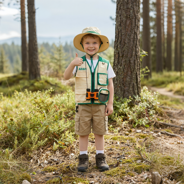 Personalized Kids Safari Explorer Set| Cloth263