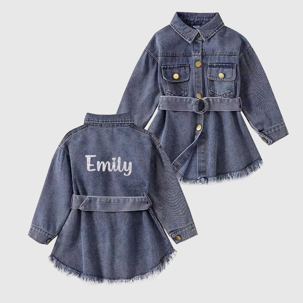 [Copy]Personalized Girl Retro Denim Dress| Cloth267