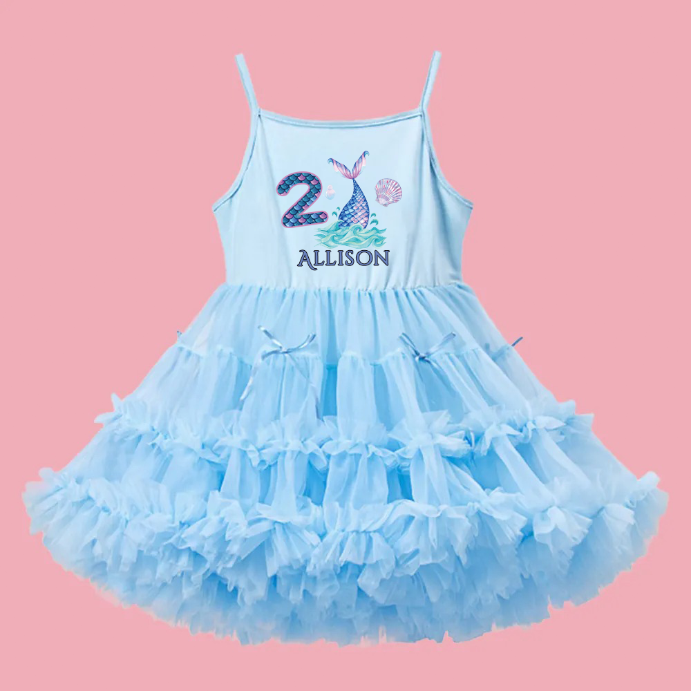 Personalized GirlMermaid/Unicorn Birthday TUTU Dress| Dress92