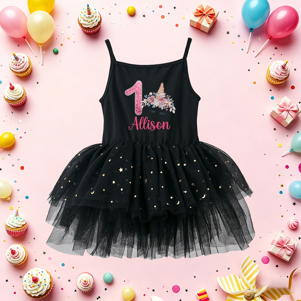 Personalized Girl Birthday Unicorn Tutu Dress| Dress97