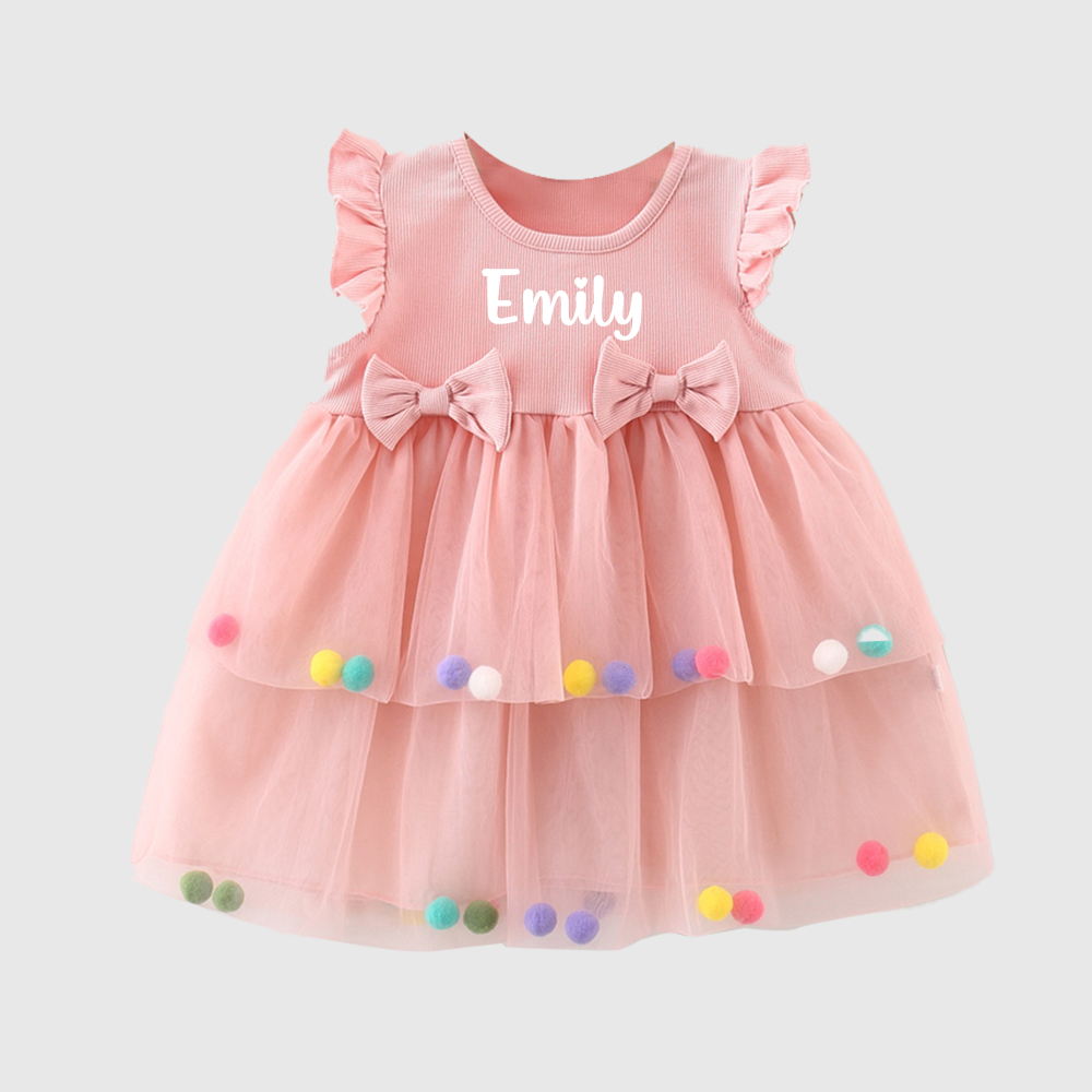 Personalized Girl Colorful Tutu Dress| Dress104