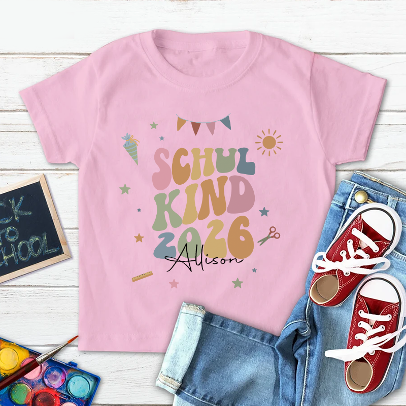 Personalized Girls Back To School T-Shirt| Cloth1489