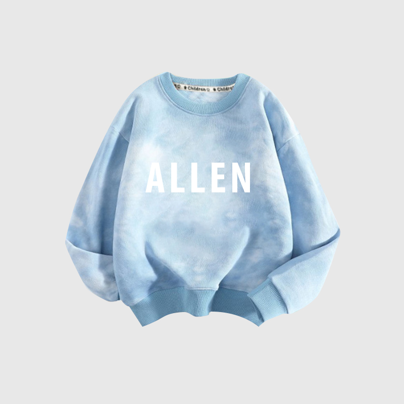 Personalized Kids Cozy Soft Happy Face Sweatshirt| Cloth97