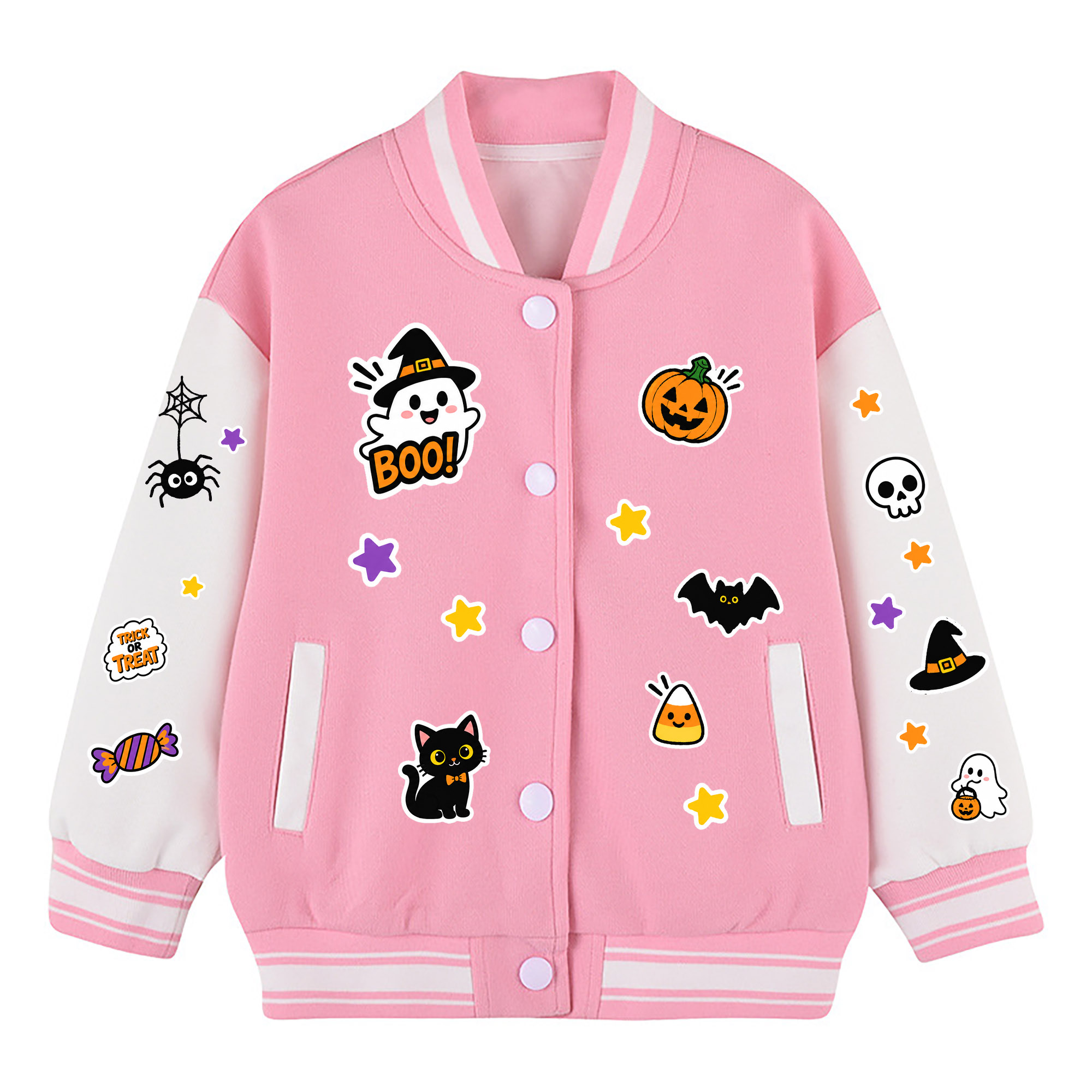 Personalized Halloween Varsity Jacket for Kids | YESHalloween21