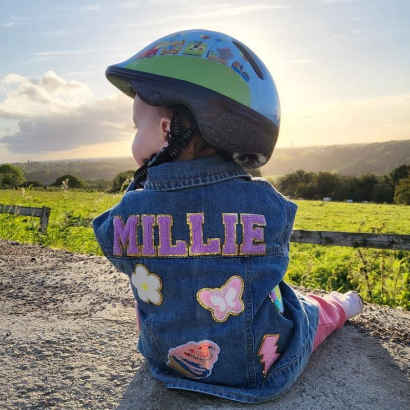 Personalized Kids Denim Patch Jacket| Cloth22