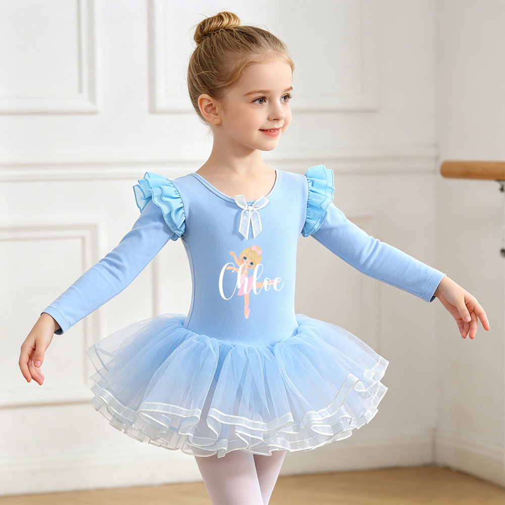 Personalized Girl Ballet Dance Tutu Dress| Dress87