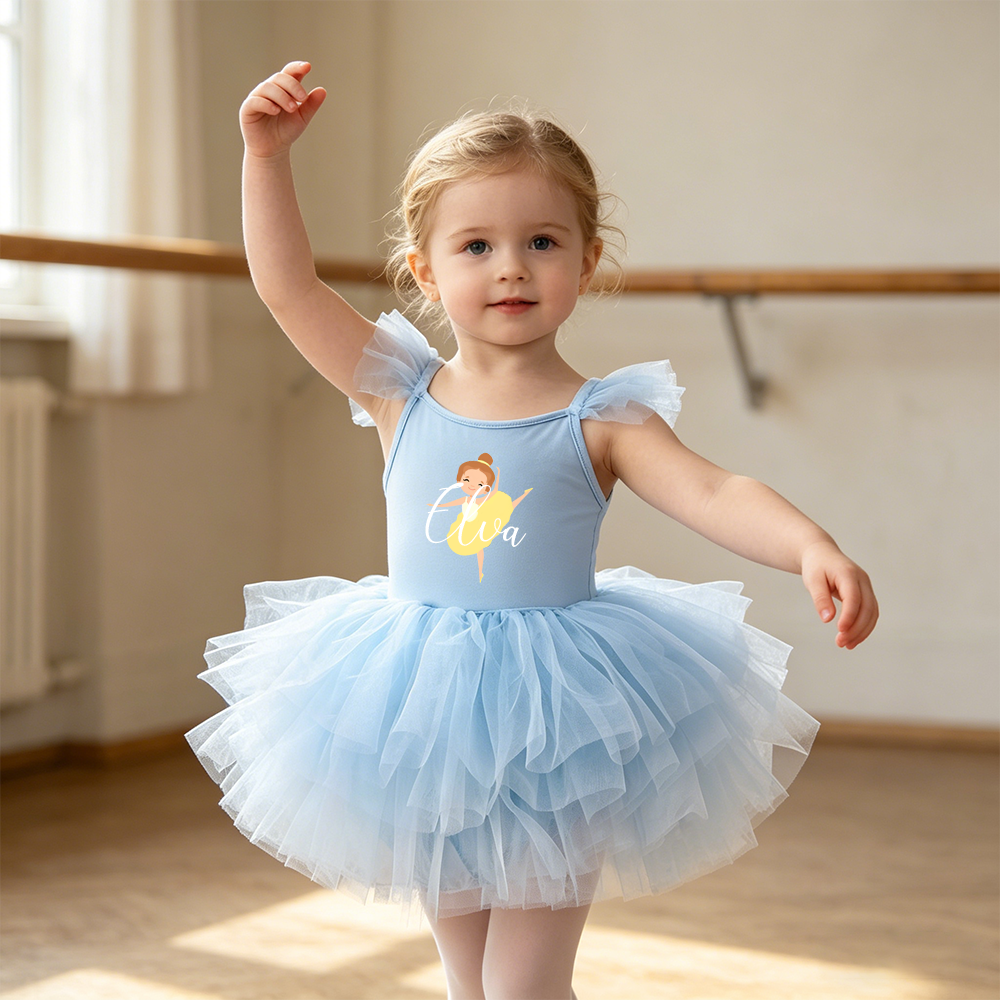 Personalized Girl Ballet Dance Tutu Dress| Dress88