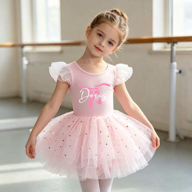Personalized Girl Ballet Dance Tutu Dress| Dress93