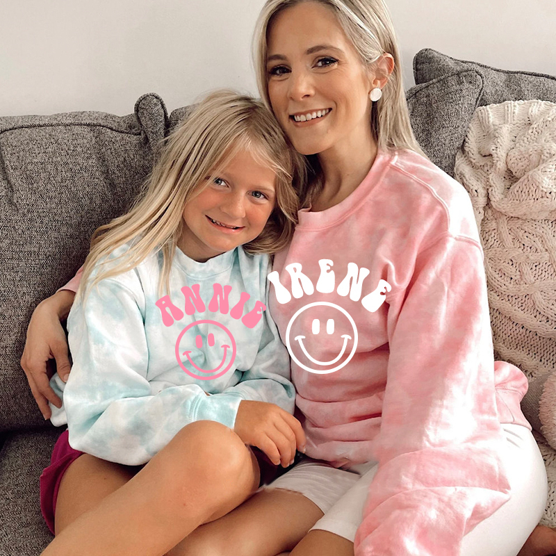 Personalized Kids Cozy Soft Happy Face Sweatshirt| Cloth96