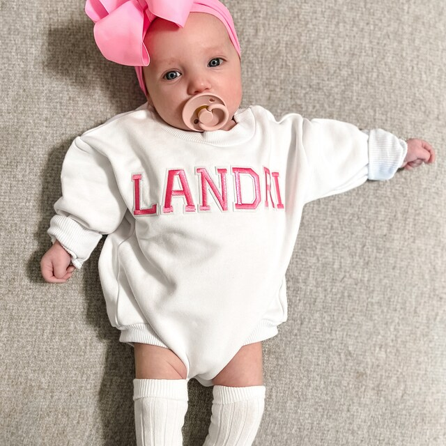 Personalized Baby Patch Bubble Romper Romper| Cloth24
