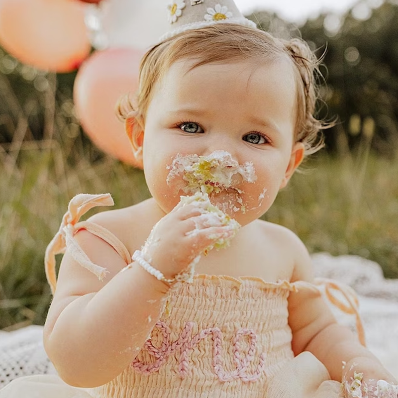 Personalized Baby Tutu Embroidered One Birthday Romper| BBCloth41