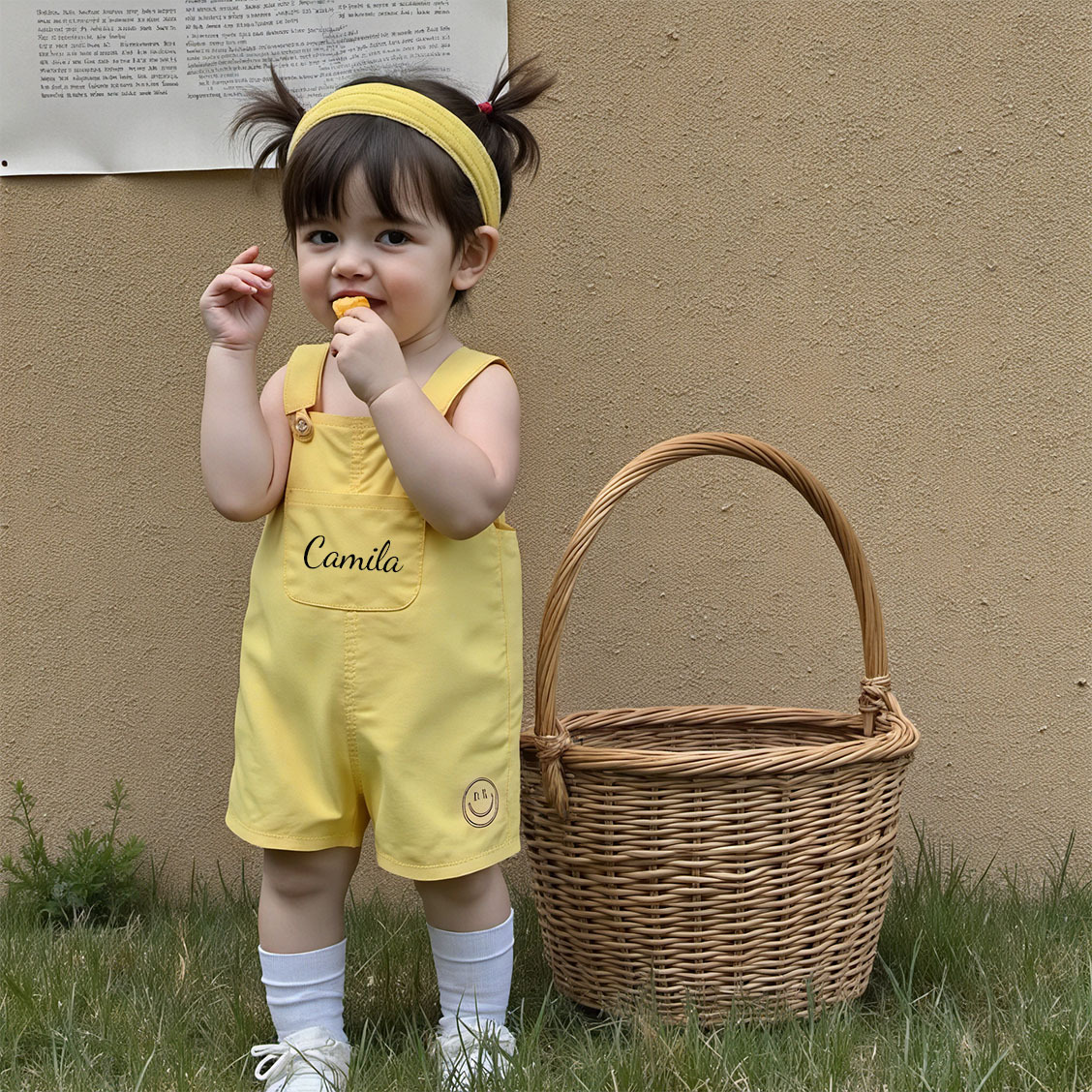 Personalized Kids Multicolor Cozy Overalls| Pants17