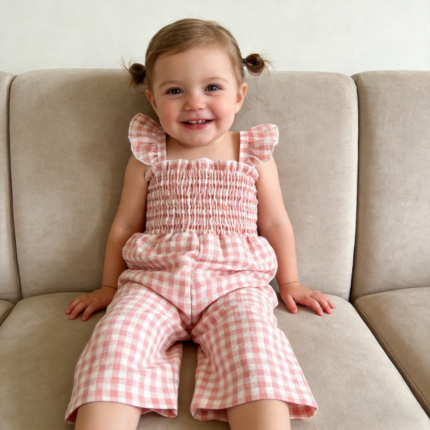 Personalized Girl Summer Jumpsuit| Pants40