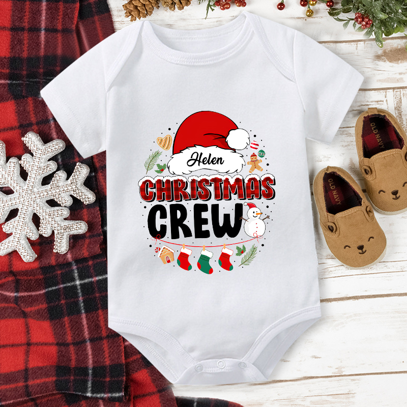 Personalized Family Christmas Monogrammed Name T-Shirt| Match0416