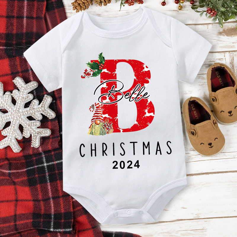 Personalised Family Christmas Name T-Shirt| Match0403