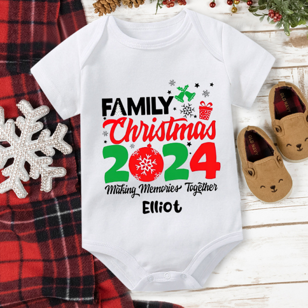 Personalised Family 2024 Making Memories Together T-Shirt| Match0406
