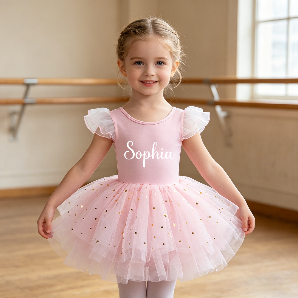 Personalized Girl Ballet Dance Tutu Dress| Dress93