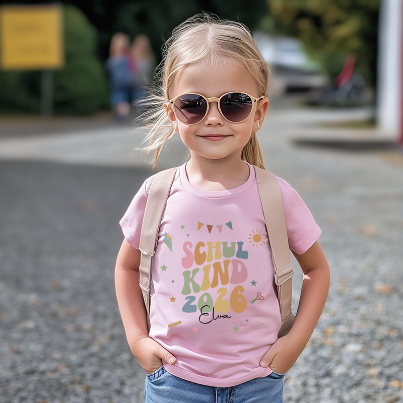 Personalized Girls Back To School T-Shirt| Cloth1489