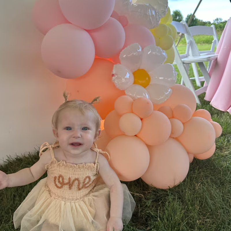 Personalized Baby Tutu Embroidered One Birthday Romper| BBCloth41