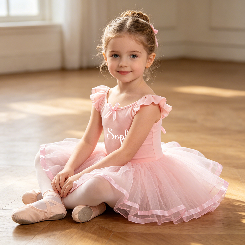 Personalized Girl Ballet Dance Tutu Dress| Dress87