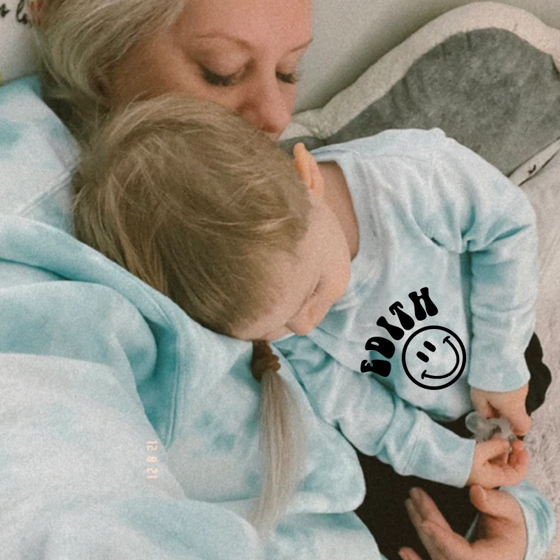 Personalized Kids Cozy Soft Happy Face Sweatshirt| Cloth96