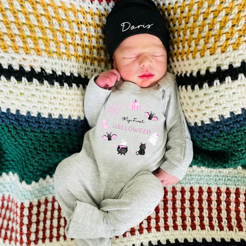 Personalized Baby First Halloween Outfit| BBCloth1207