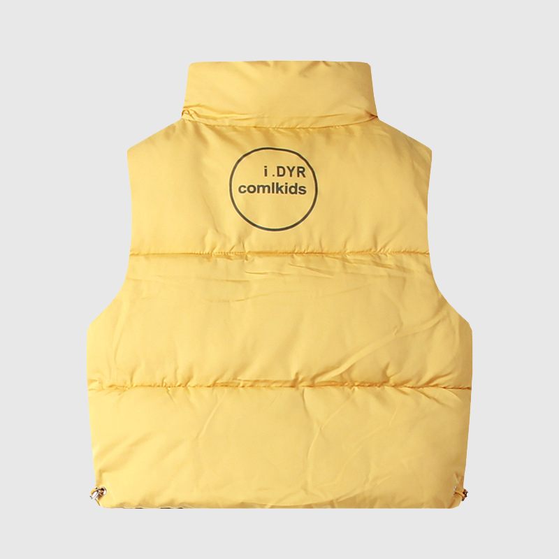 Personalized Kids Winter Thicken Warm Embroidered Vest Jackets| Cloth200