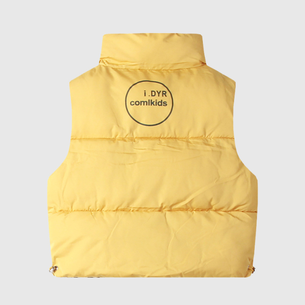 Personalized Kids Winter Thicken Warm Embroidered Vest Jackets| Cloth200