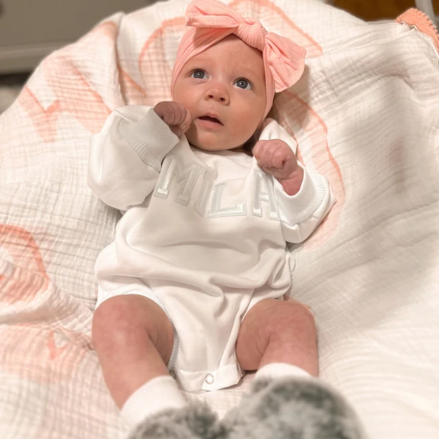 Personalized Baby Patch Bubble Romper Romper| Cloth24