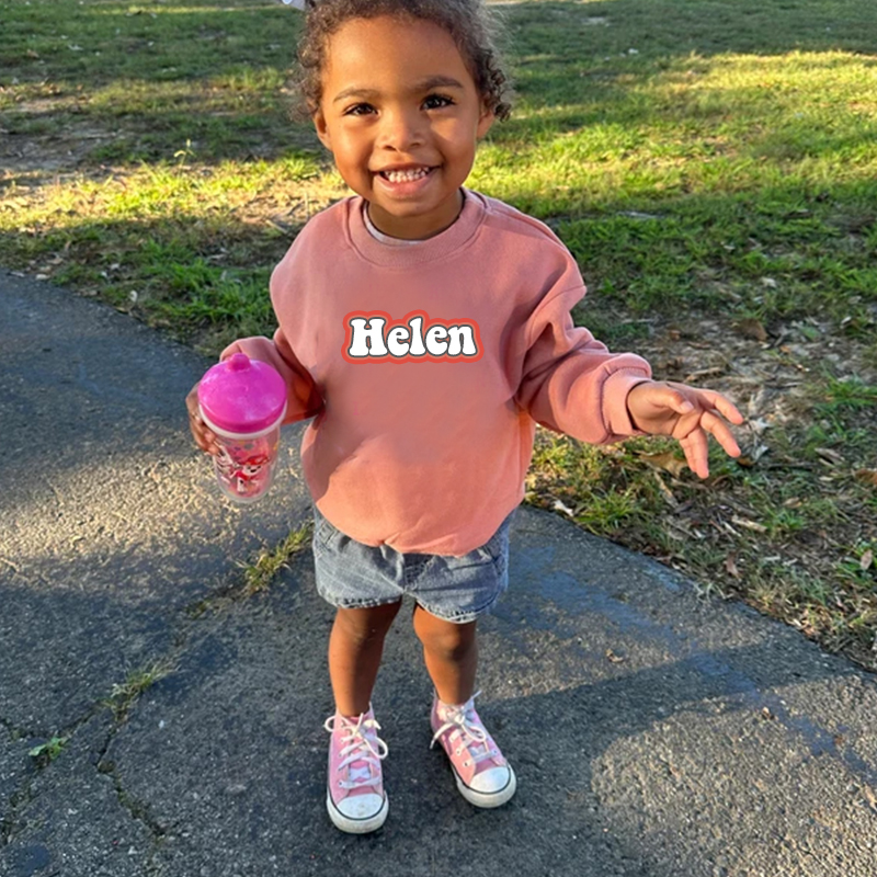 Personalized Kids Name Sweatshirt| Cloth1503