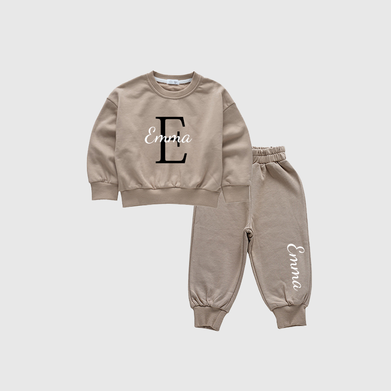 Personalized Kids Cozy Unisex Sweatshirt Set| Cloth108