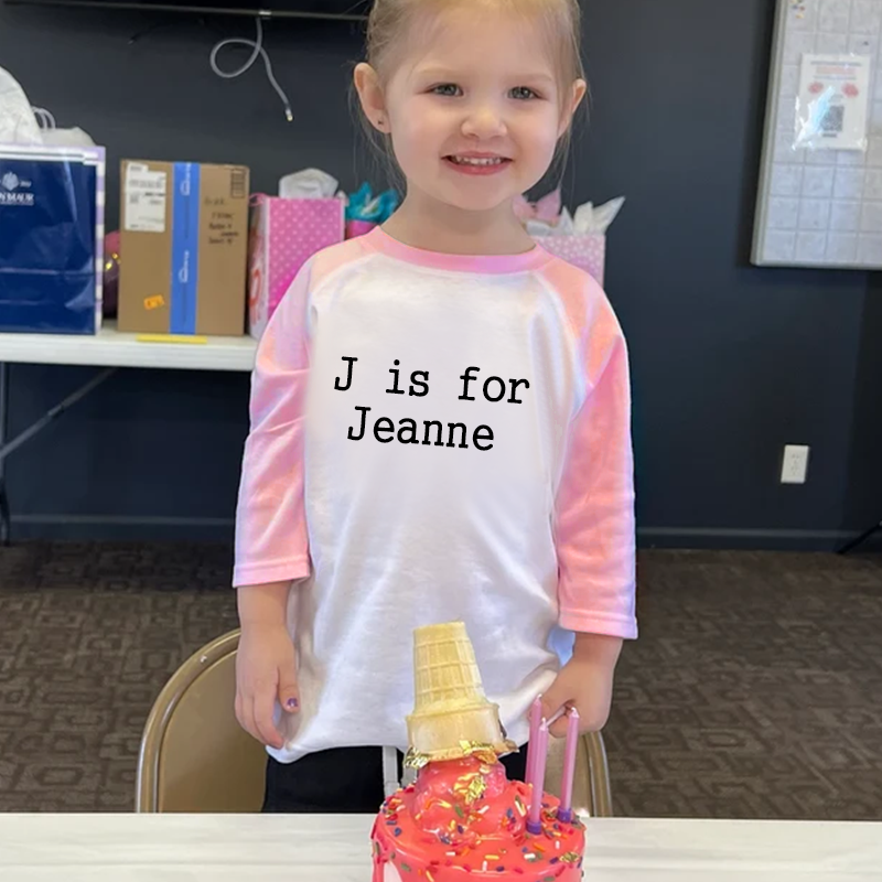 Personalized Kids Name Long Sleeves Shirt| Cloth147