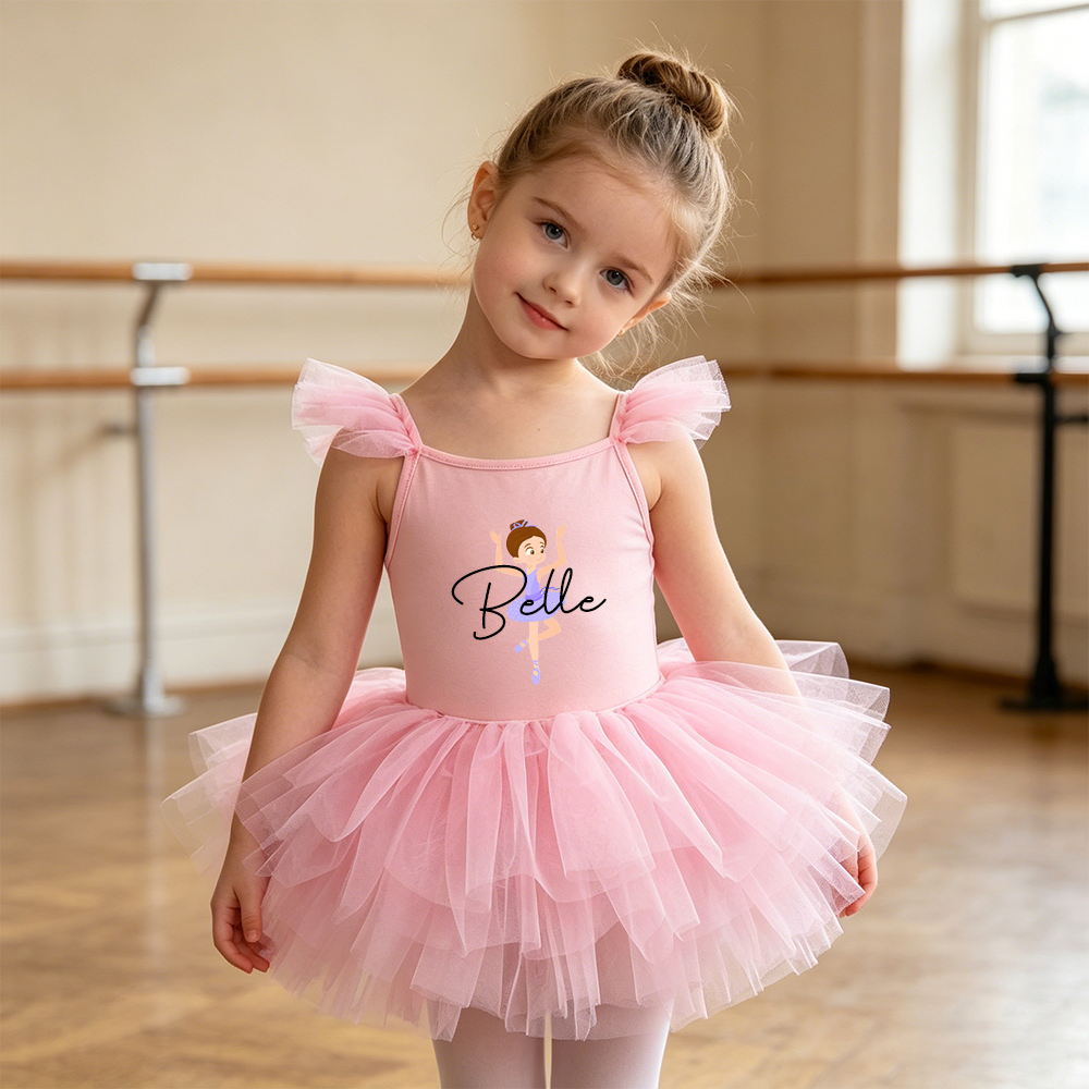 Personalized Girl Ballet Dance Tutu Dress| Dress88